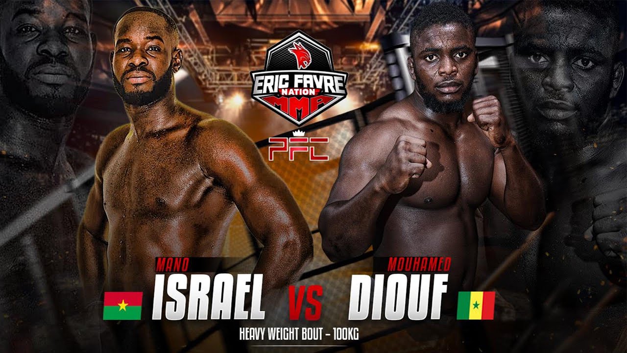 Eric Favre Nation MMA à Abidjan : MANO ISRAEL vs MOHAMED DIOUF (PETIT LÔ)