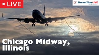IN  4K - Midway Airport | Chicago, IL USA | StreamTime LIVE