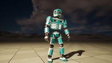 Simple Robot low-poly stylised