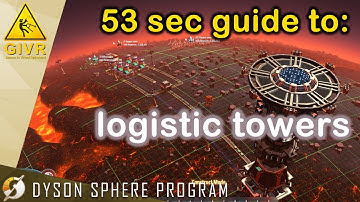 Dyson Sphere Program: 53 sec Guide to Logistic Towers