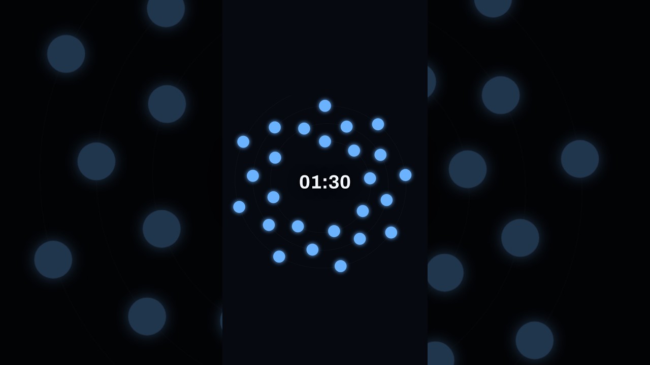 1 Minute 30 Second Timer ⏳ Calm Focus Countdown #Shorts - YouTube