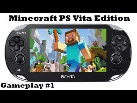 Minecraft PS Vita Edition Gameplay #1