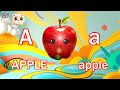 ⭐ A for Apple Phonics Song | ABCD Learning for Toddlers | Cute Cartoon Video