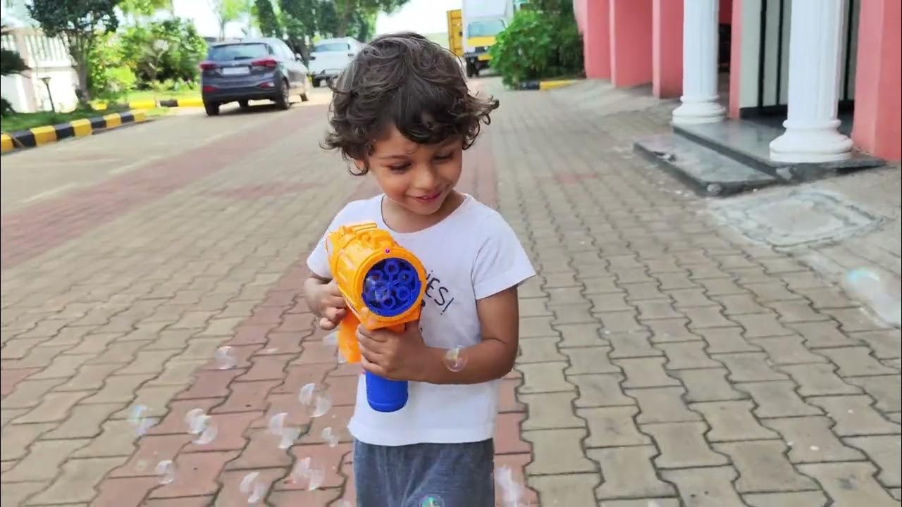 Hamley's Bubble gun YouTube