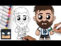 How to draw lionel messi  world cup 2022