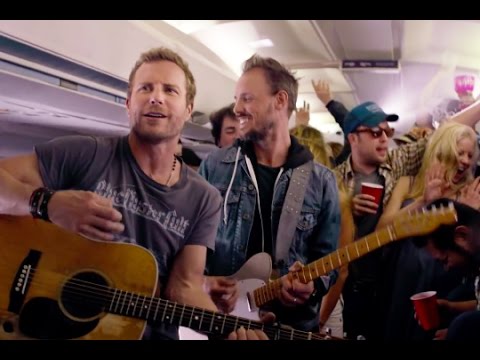 DIERKS BENTLEYDRUNK ON A PLANE KARAOKE WITH LYRICS
