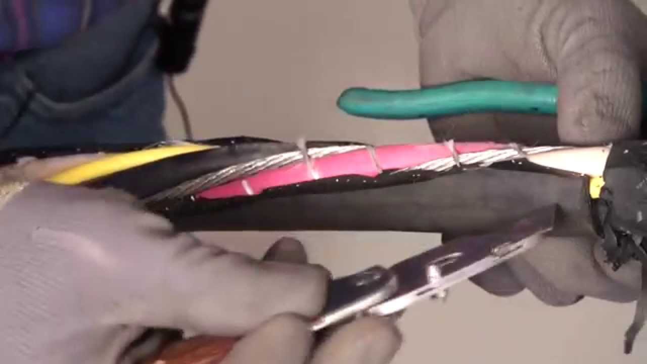 Steps to Remove Small Round Cable Jacket YouTube