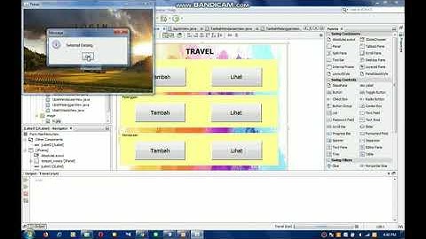 Demo aplikasi TRAVEL Berbasis Java NetBeans