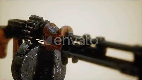 Soviet Machine Gun. Weapons of the USSR Army | Motion Graphics - Envato elements