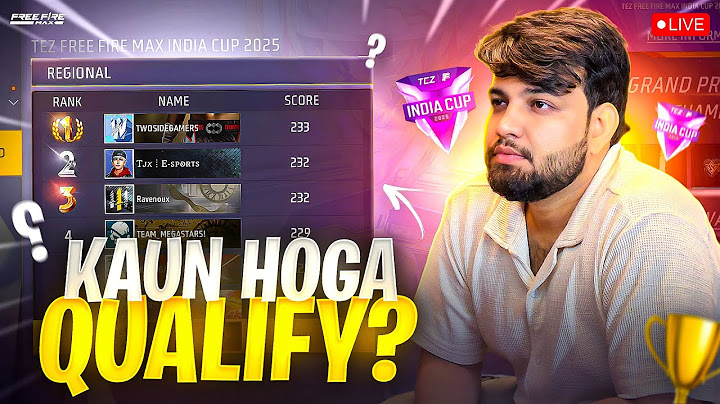 INDIA CUP ME KON KAREGA QUALIFY - TOP 48 TEAMS KON HOGI AAO DEKHE - #ff #tournament #freefirelive