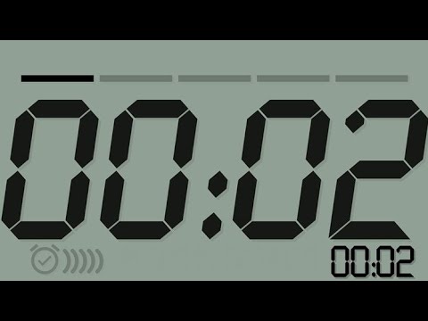Two Seconds Countdown Timer Black (TV version)