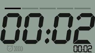 Two Seconds Countdown Timer Black (TV version)