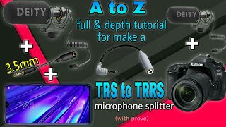 How To Make A Trs To Trrs Microphone Splitter For Mobile At Home My A.c.e.d New Video 2020