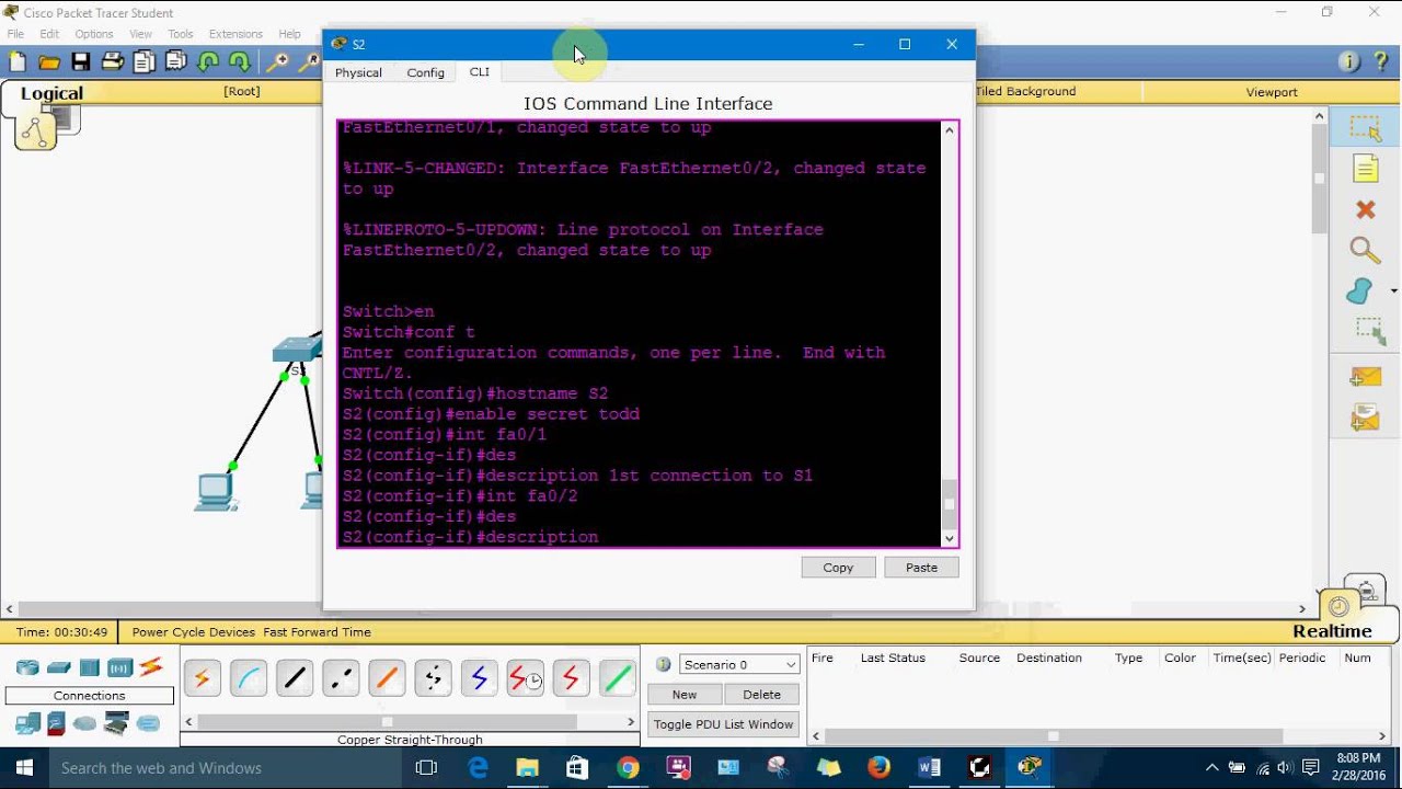 Hands on Lab 10.1: Configuring Layer 2 Switches - YouTube