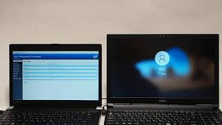 vPro搭載PCをPowerUpコマンドで電源ONにする様子