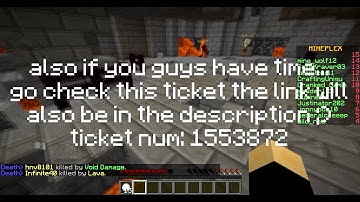 Bug report Mineplex #1