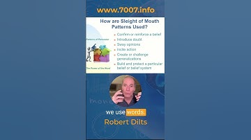 How are Sleight of Mouth Patterns Used?