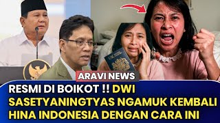 Resmi di Boikot !! Dwi Sasetyaningtyas Ngamuk Hina Indonesia Dengan Cara Ini 