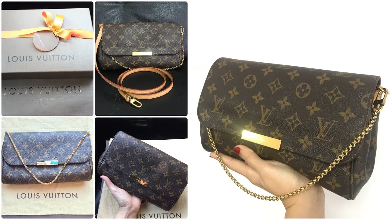 Louis Vuitton Favorite MM Review after 2 years // วิธีสังเกต ของแท้ หลุยส์ วิตตอง - YouTube