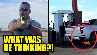 Agent Tases Man At Gas Station—Then THIS Detail Comes Out