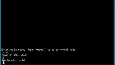 An Introduction to the VI Text Editor (1/4)