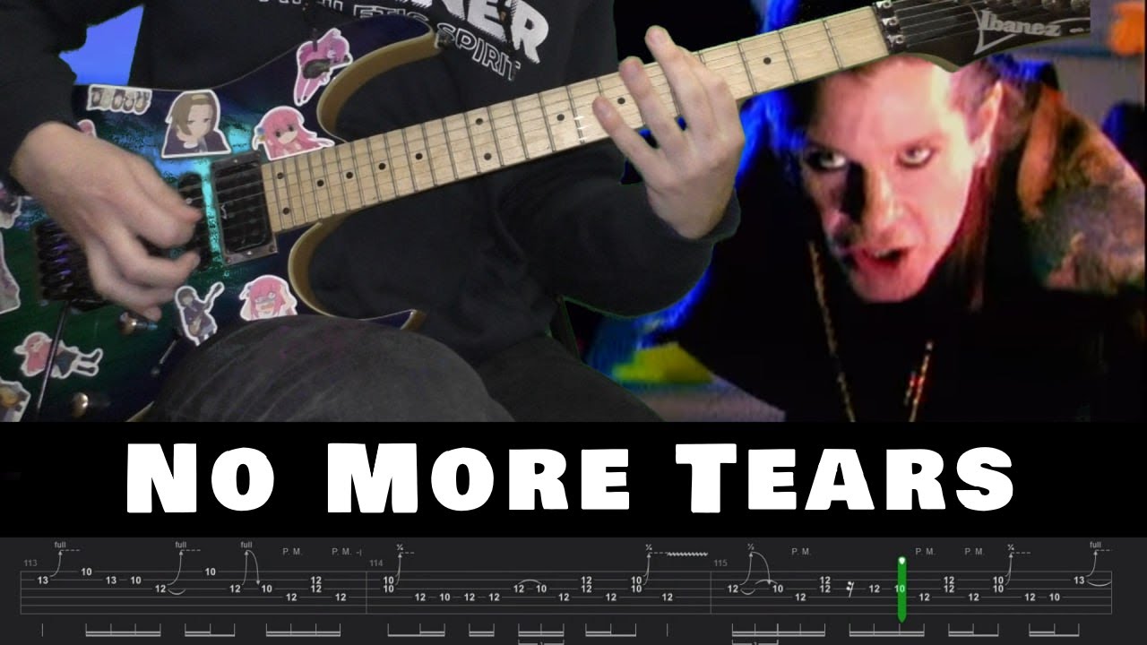Ozzy Osbourne - No More Tears - Zakk Wylde - Guitar Tab and Lesson Tutorial Ozzy Osbourne - No More Tears - Zakk Wylde - Guitar Tab and Lesson Tutorial