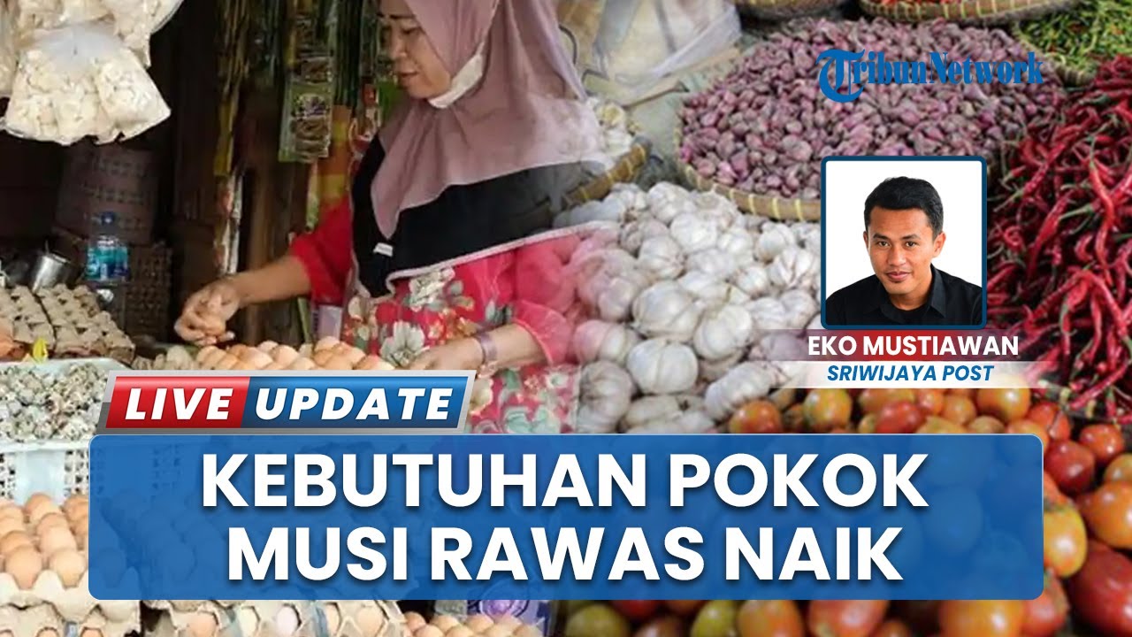 Jelang Nataru 2026, Harga Kebutuhan Pokok di Pasar B Srikaton Musi Rawas Mulai Merangkak Naik