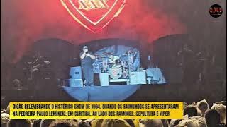 Digão relembrando o histórico show dos Raimundos em 1994, na Pedreira Paulo Leminski, em Curitiba 
