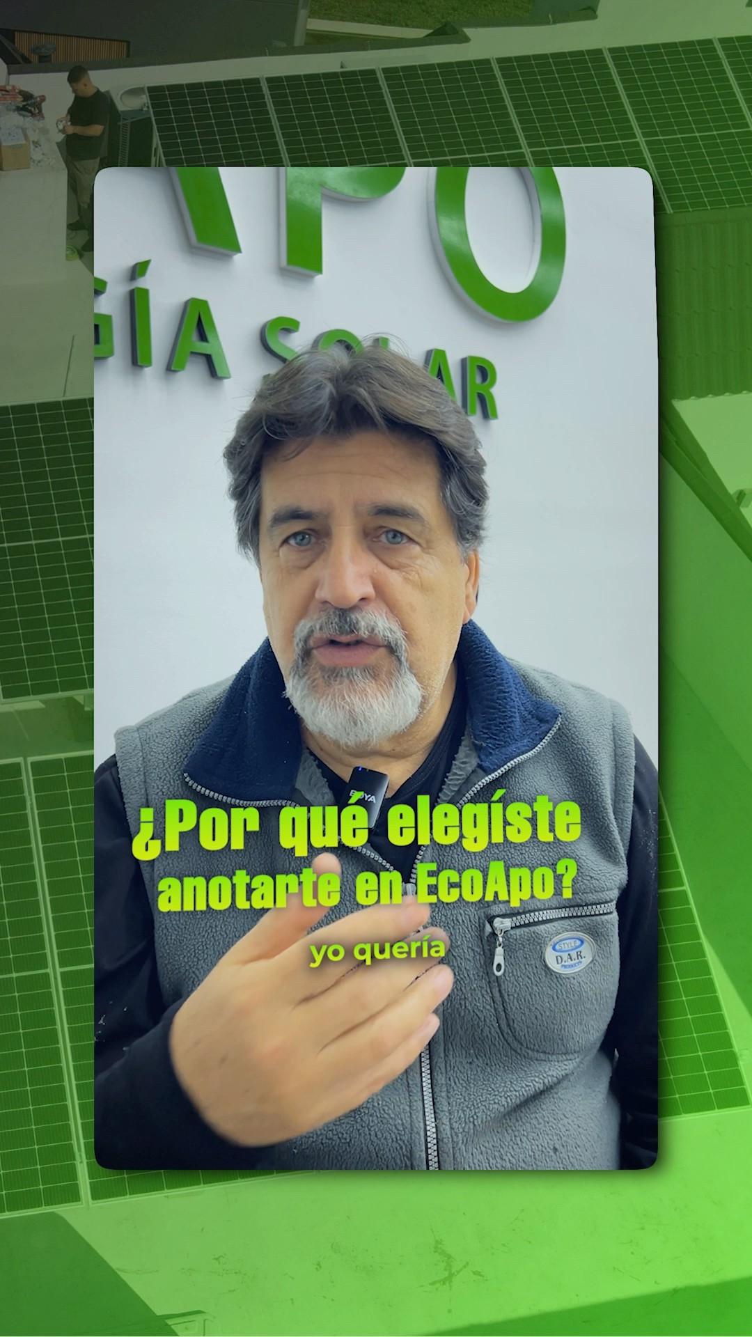 Testimonios en video del curso de técnico instalador de paneles solares