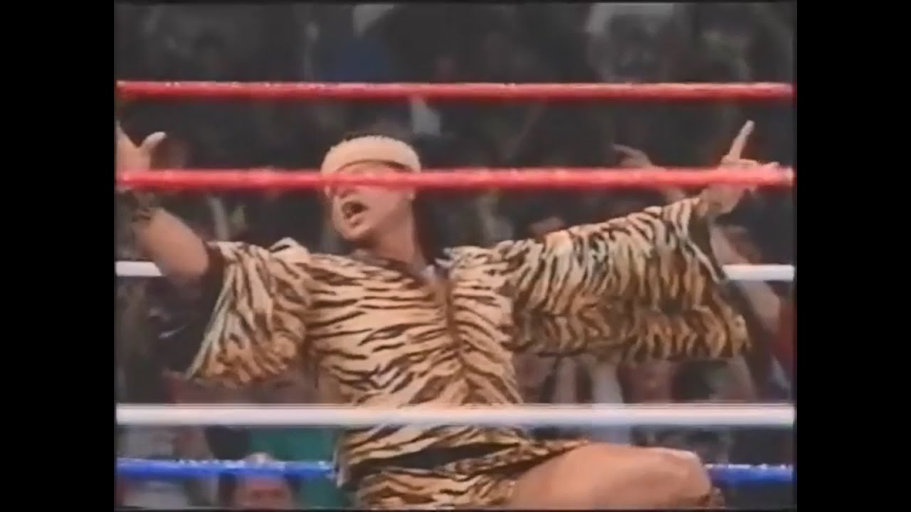 Jimmy Snuka vs George South   International Challenge April 5th, 1989