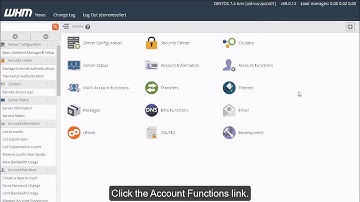 Web Host Manager - Skeleton Directory Overview