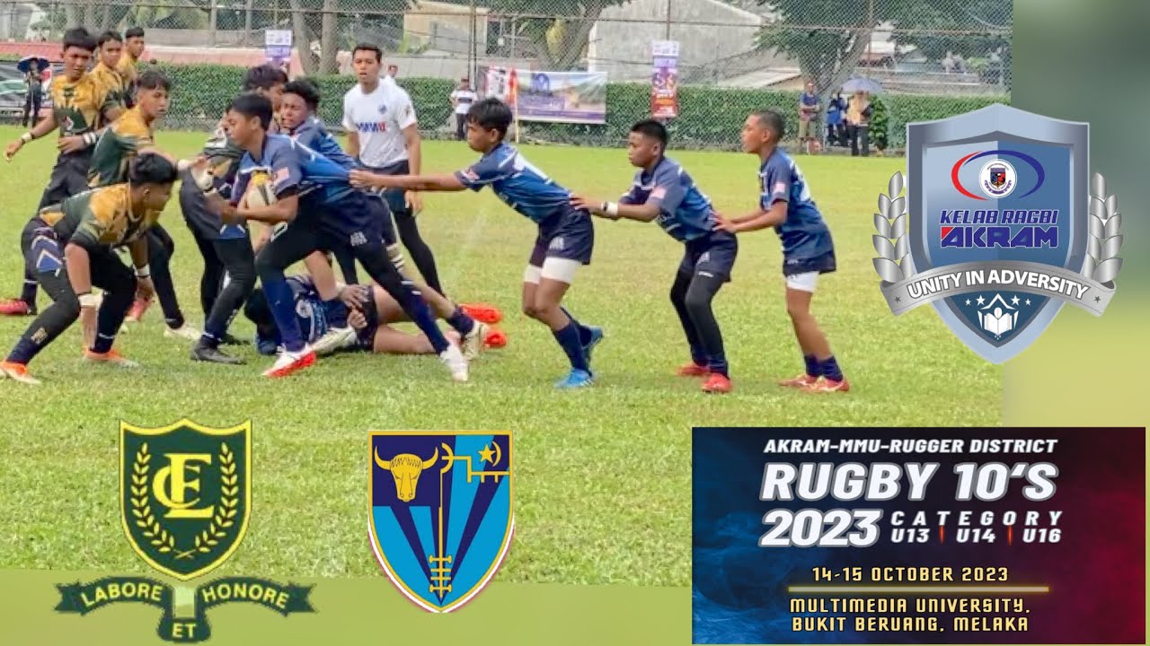 AKRAM-MMU-RUGGER DISTRICT RUGBY 10’s 2023: Q-FINAL U13 CATEGORY EC VS VICTORIA INSTITUTION (VI)