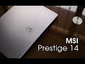 Vista previa del review en youtube del MSI Prestige 14 A10RB-020ES