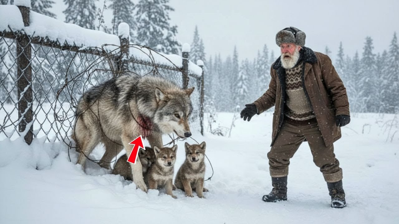 Старый солдат спас волчицу с детёнышами — дальше произошло невозможное