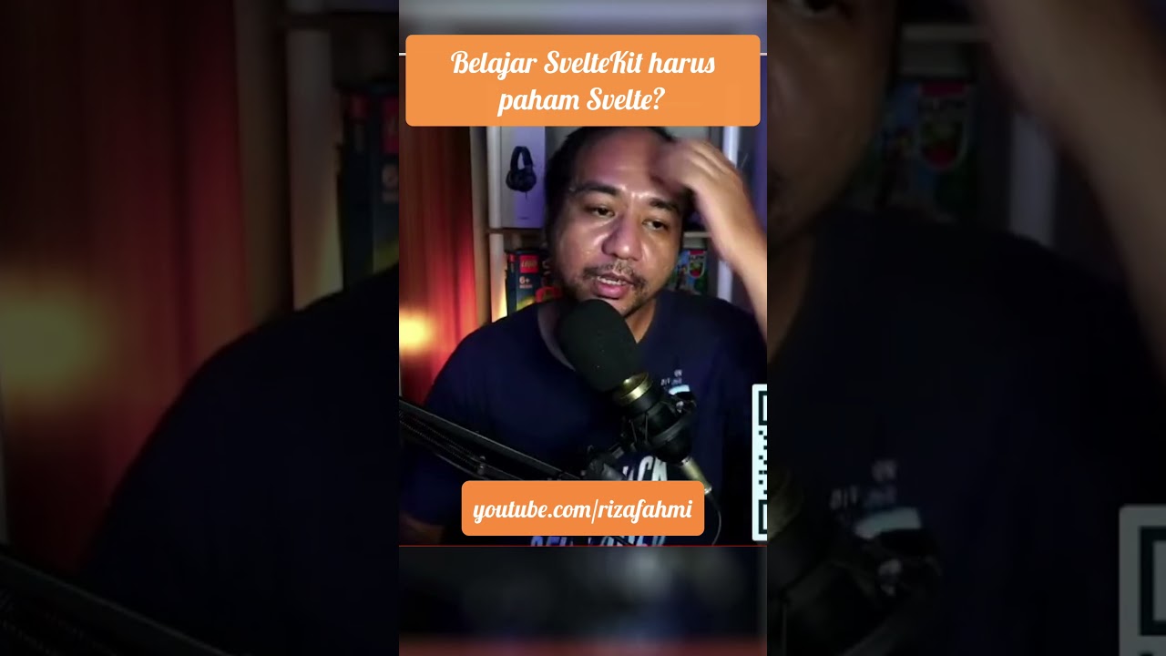 Cuplikan video: Apakah butuh belajar #sveltejs dulu atau langsung #SvelteKit ? Sebuah #shorts