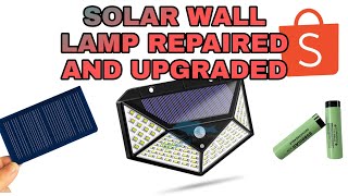 [FIXED! UPTO 8HRS!] LED SOLAR WALL LAMP FROM SHOPEE | FLOOD LIGHT