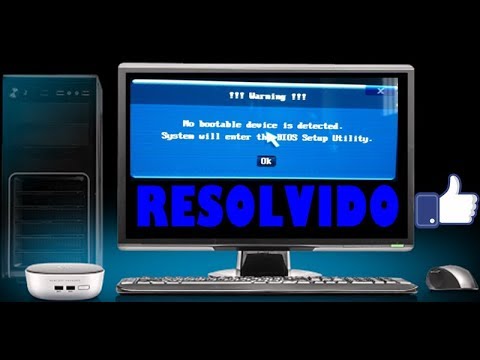No Bootable Device Detected System Will Enter Bios Setup Utility Resolvido Fix Youtube