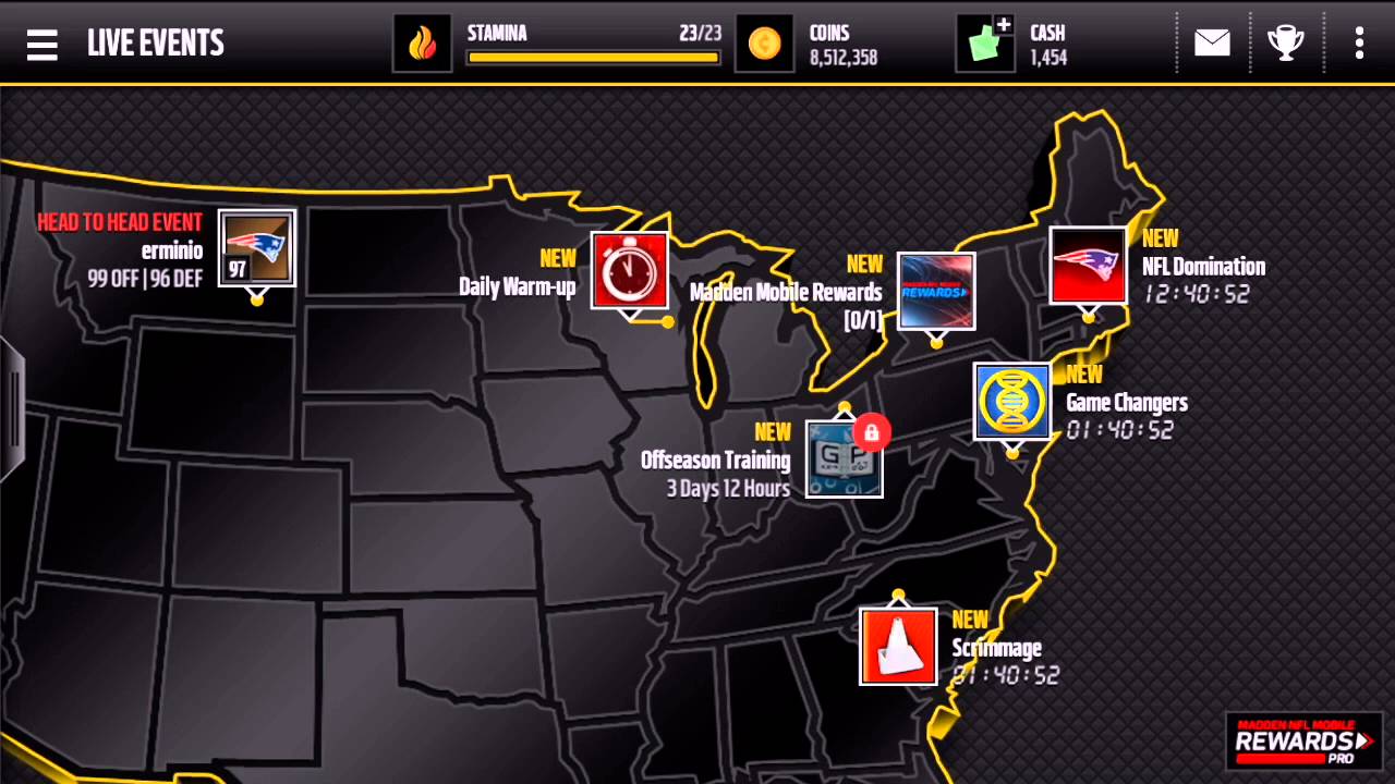 League Playoffs and Huge 1 Million Coin Giveaway!*closed* Madden Mobile 16