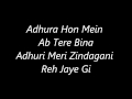 Atif aslams doories lyrics