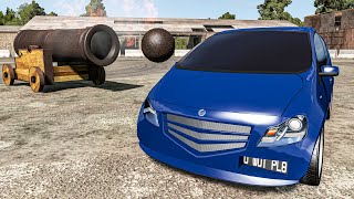 ÁGYÚ VS. AUTÓ! 💥 BeamNG.drive | JátékPÁRBAJ S4E2