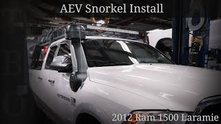 Шноркель AEV: Как установить — Dodge RAM 1500