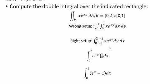 Calculus 3 - Section 15.1: Double Integrals over Rectangles - Example 2