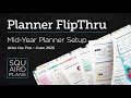 My Mid-Year Setup & June Planner Flip Through :: Classic Happy Planner :: Squaird Plans :: 2020