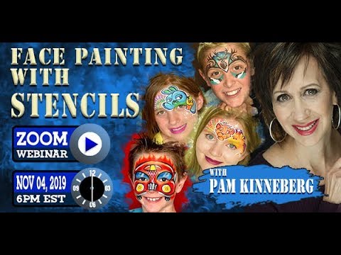 Face Painting with Stencils - Instructions & Best Stencils Guide