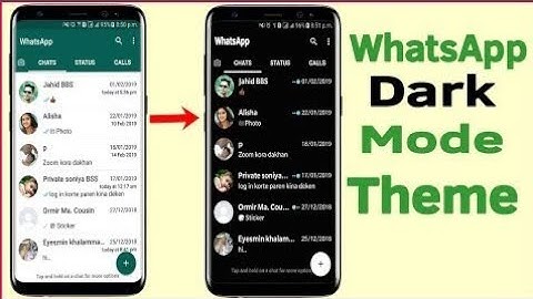 Official WhatsApp Dark Mode Update 2020, WhatsApp Dark Theme Update 2020, WhatsApp Dark Mode