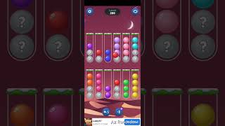 Game:Ball Sort iq Puzzle Level 280 Solved ❤️