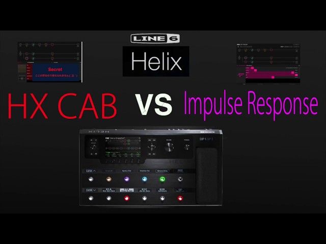 Line 6 HELIX IRインストール済 Line6 HelixにIR（インパルス・レスポンス）データを読み込ま