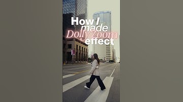 How to do the Dolly Zoom effect right on your phone #editingtutorial #editingtips #capcutedit