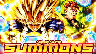 SUMMONS FOR LF SUPER VEGETA AND ANDROID 16!! | Dragon Ball Legends