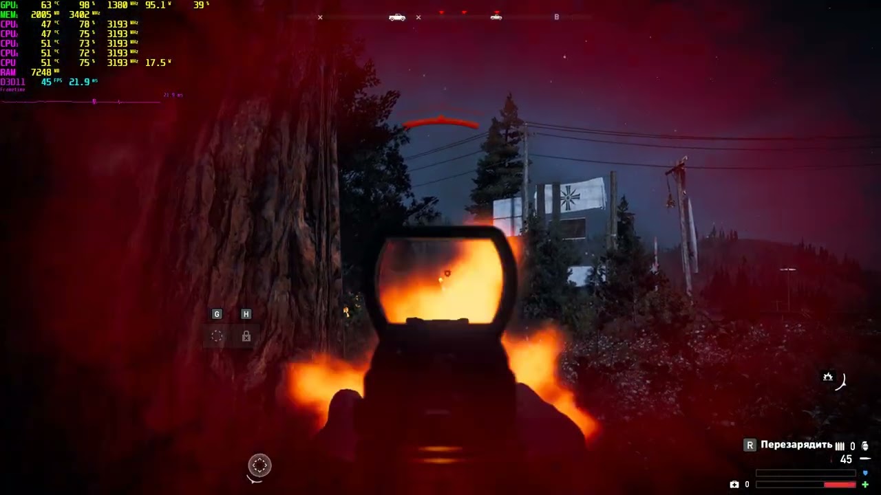 I5 4460 / GTX 950 / 8 GB DDR3 1600 MHz / Far Cry 5